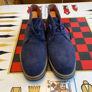 Blue Suede Chukka Wolverine Boots